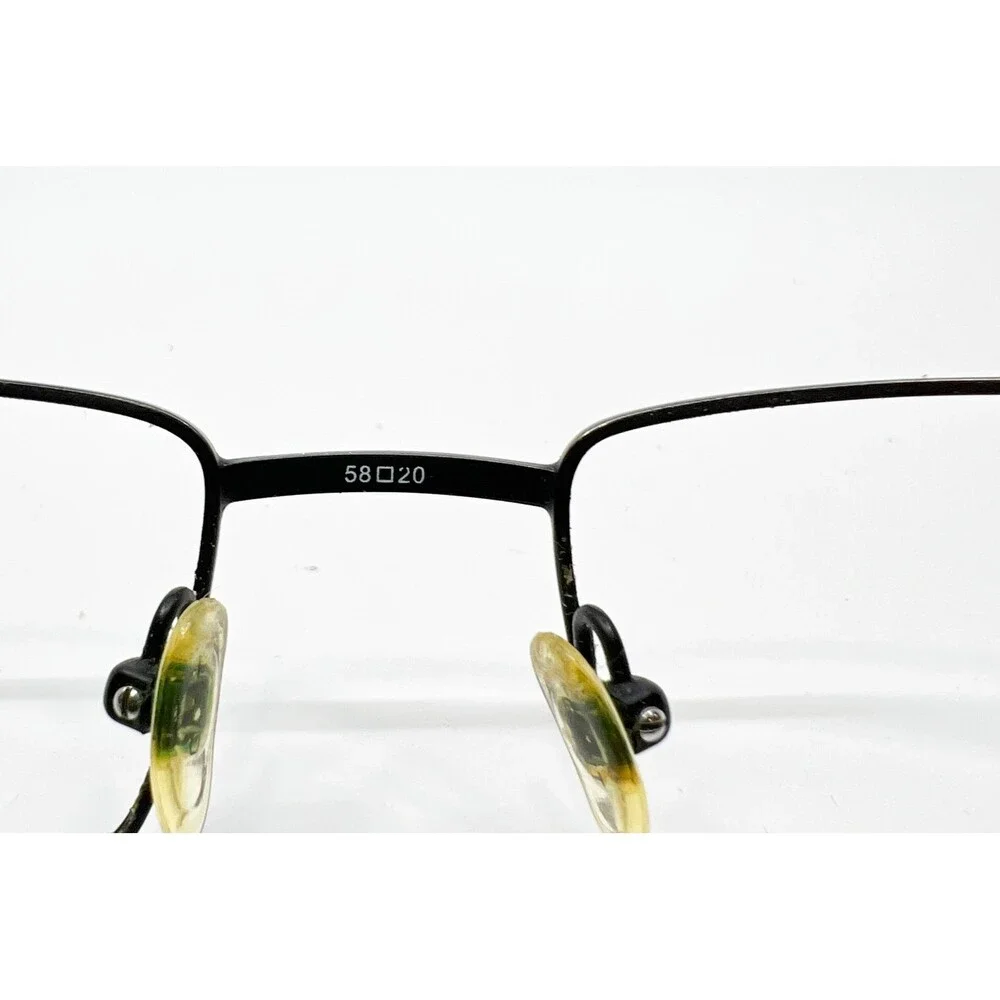 Gant Eyeglasses Mens Black G DAVID SBLK Rectangle Metal Frame 58-20-140